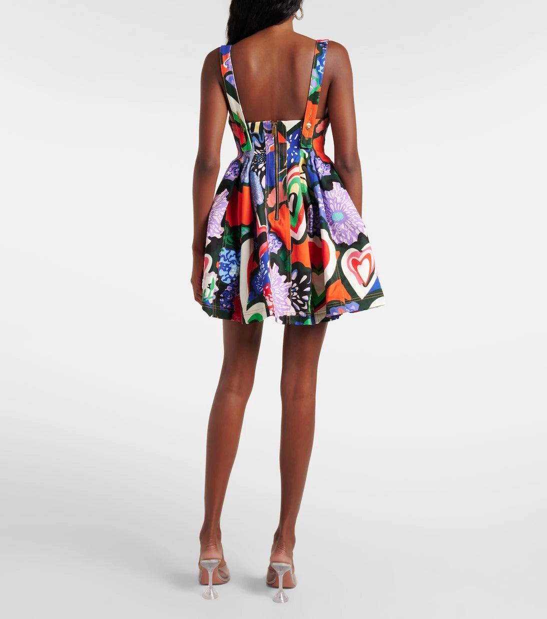 Area - Printed cotton minidress