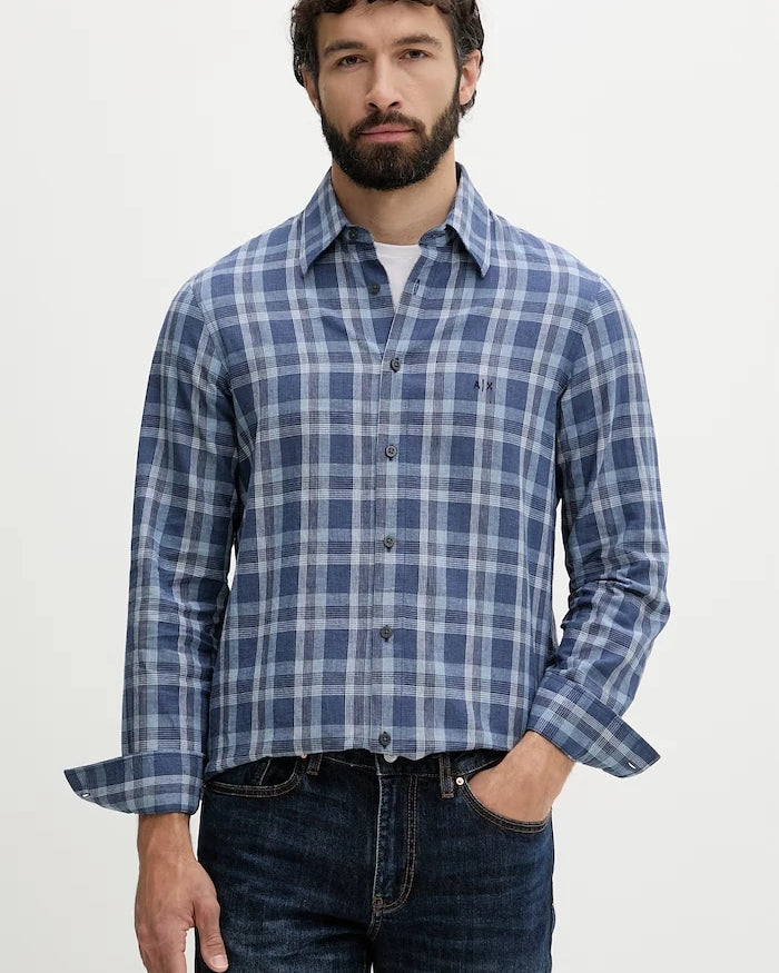 Armani Exchange erkek pamuklu gömlek