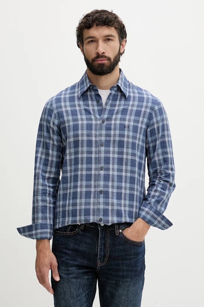 Armani Exchange erkek pamuklu gömlek
