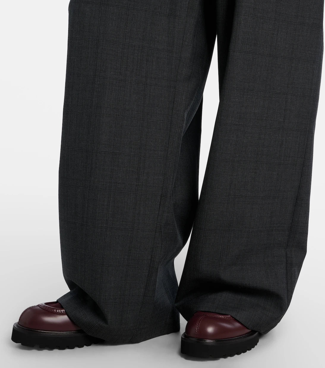 The Frankie Shop - Baxter plaid wide-leg pants