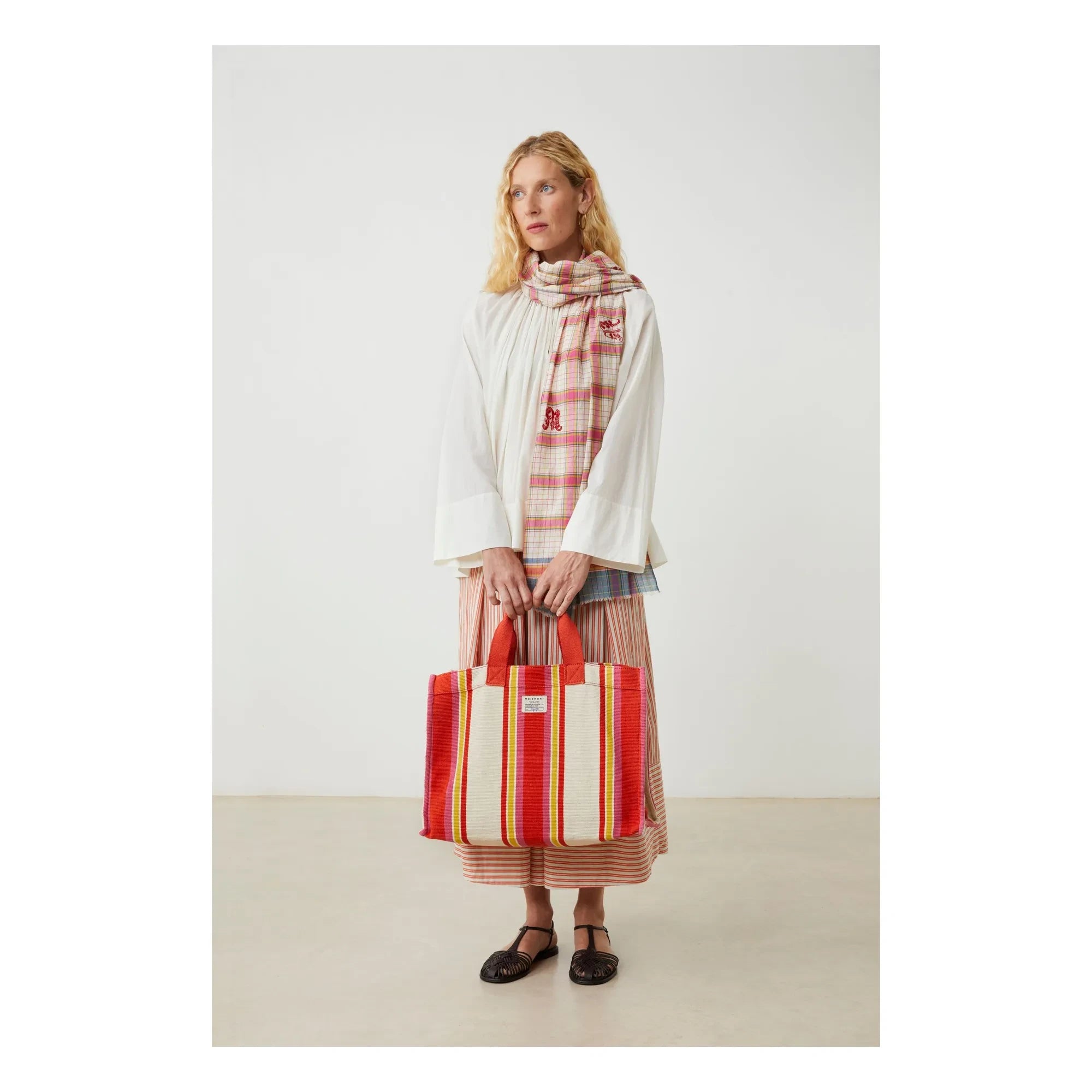 Moismont - Shopping bag Bari N°46 Cotton | Coral