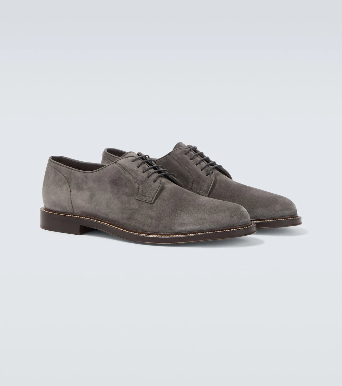 Brunello Cucinelli - Suede Derby shoes