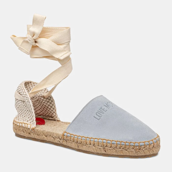 Love Moschino süet kadın espadril