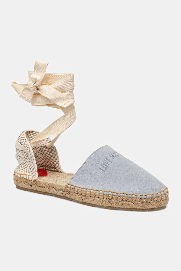 Love Moschino süet kadın espadril