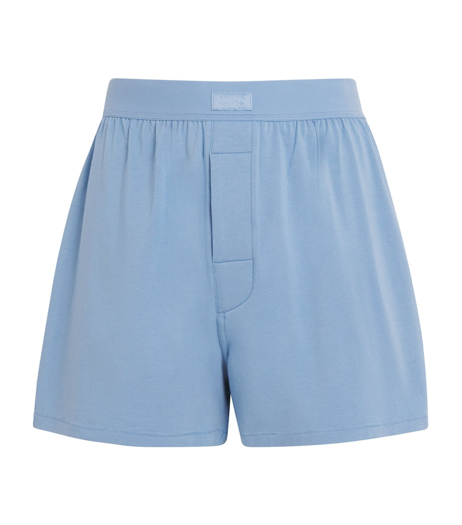 Blue Loose Boxer Shorts