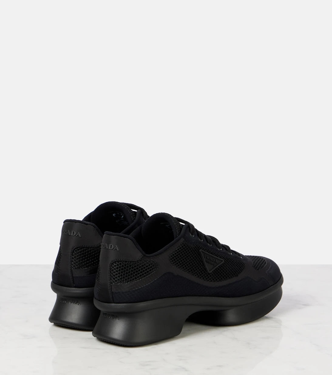 Prada - Re-Nylon and mesh sneakers