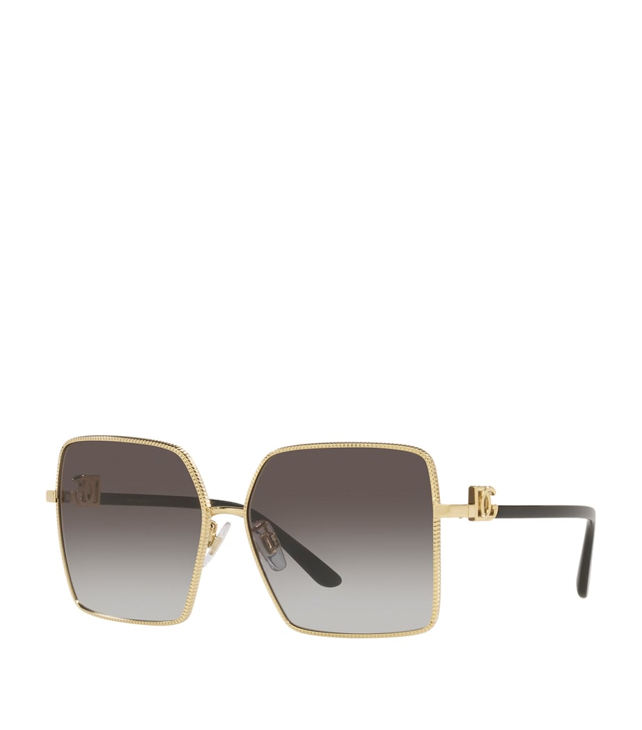 Gold Square Sunglasses