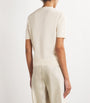 Ivory Cashmere T-Shirt Sweater