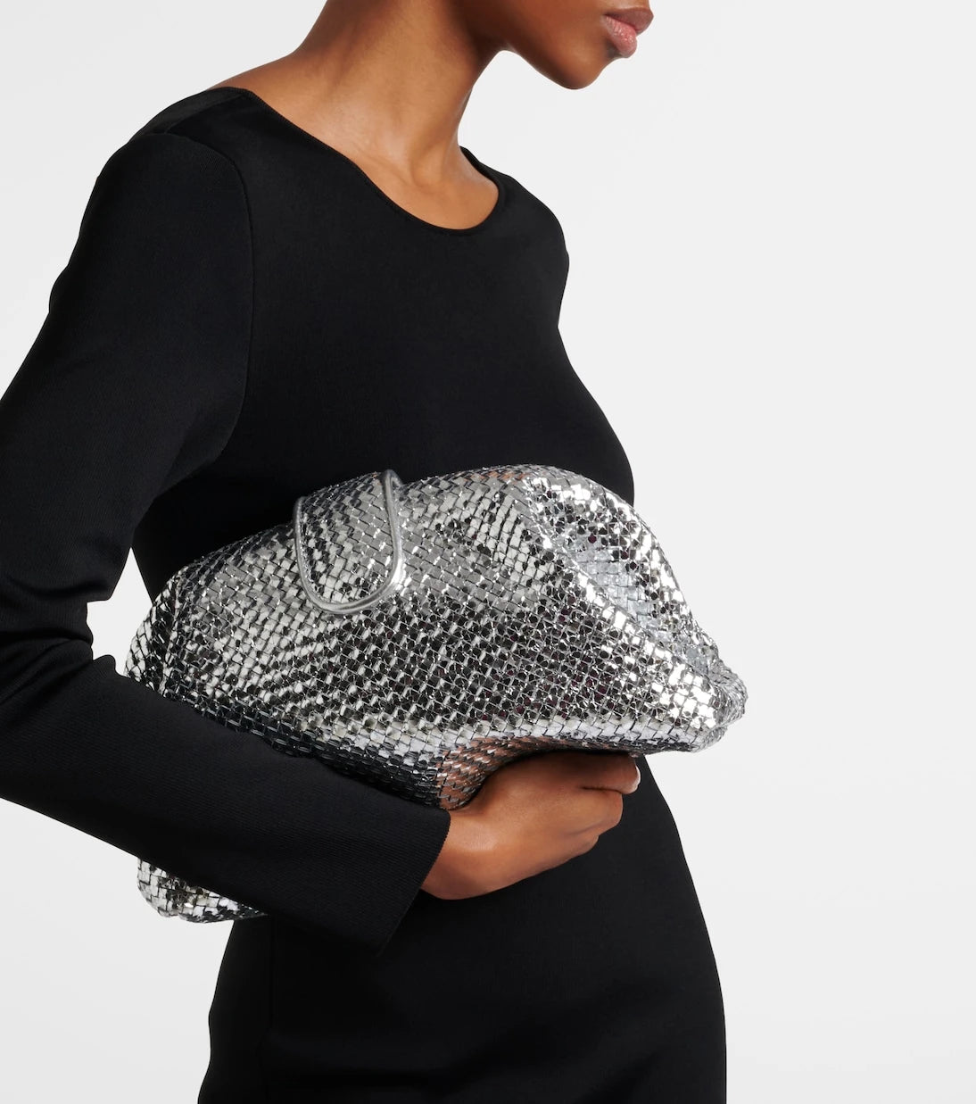 Bottega Veneta - Lauren 1980 Medium leather clutch