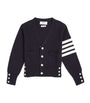 Thom Browne Kids Milano-Stitch 4-Bar Cardigan (2-12 Years)