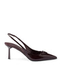 Prada Patent Leather Slingback Pumps 75