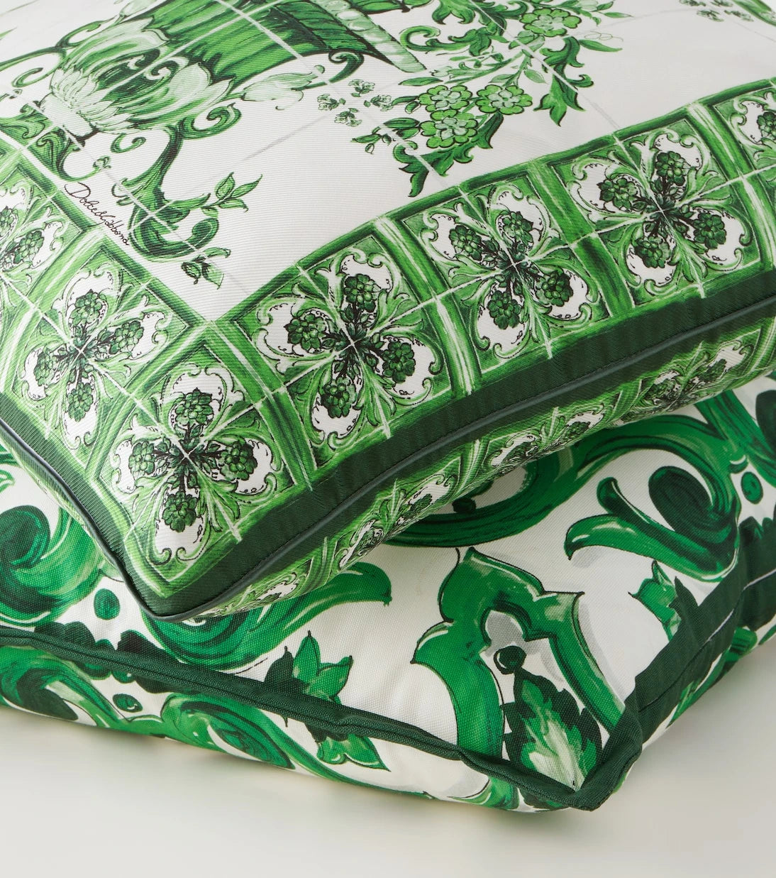 Dolce&Gabbana Casa - Small silk canvas cushion
