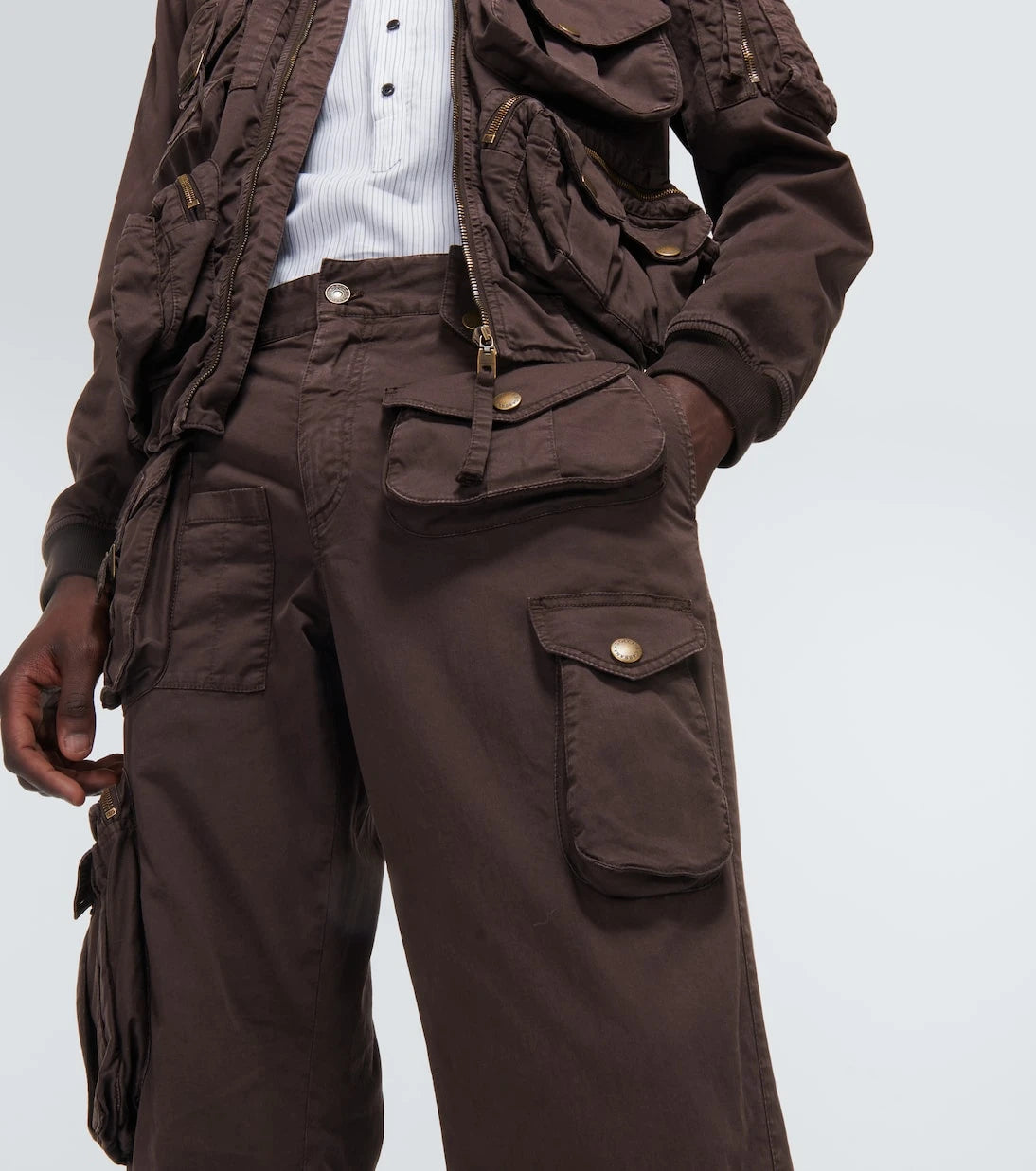 Dolce&Gabbana - Mid-rise straight cargo pants