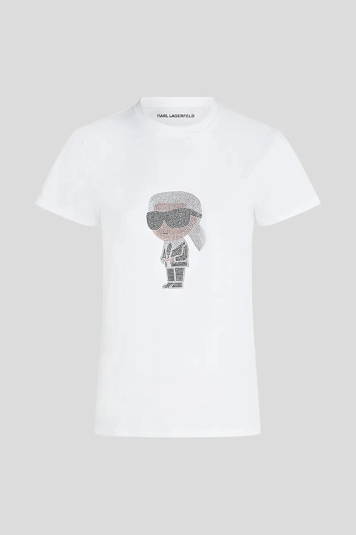 Karl Lagerfeld IKON Pamuklu Tişört