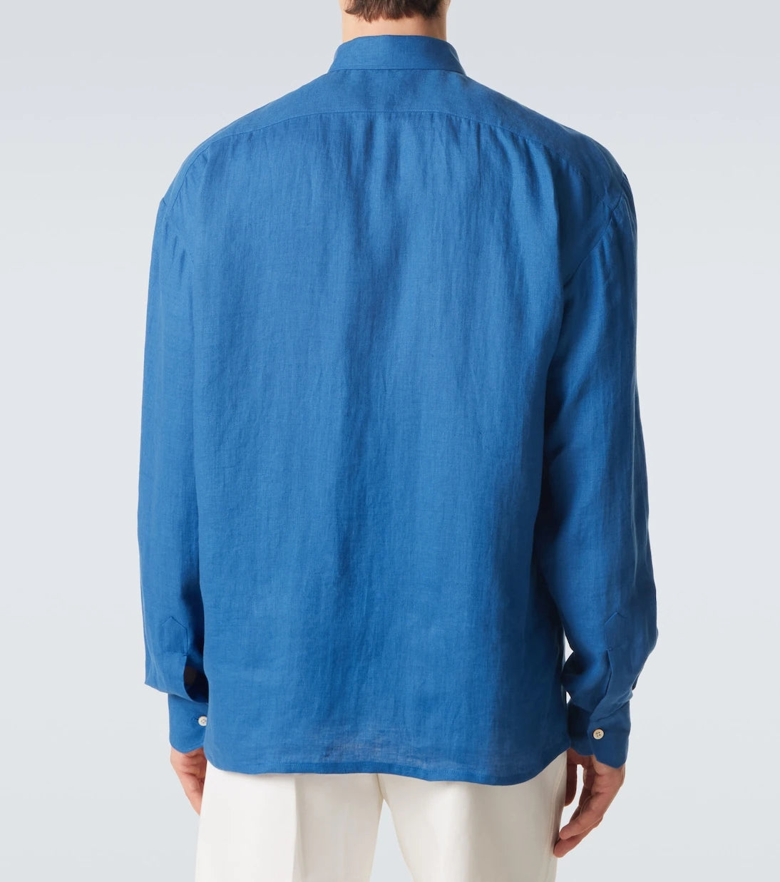 Kiton - Bow-detail linen shirt