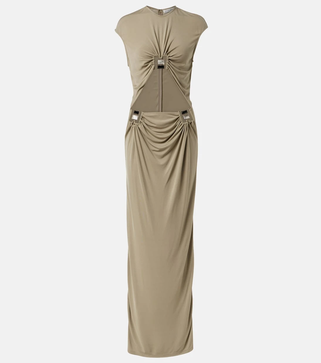 Christopher Esber - Duo Bezel Quartz jersey maxi dress