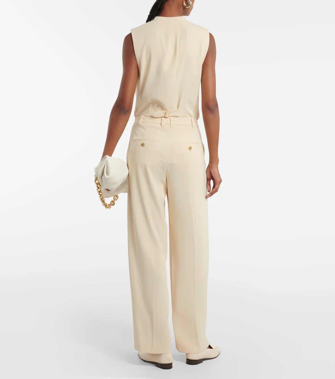Vince - Low-rise crêpe wide pants