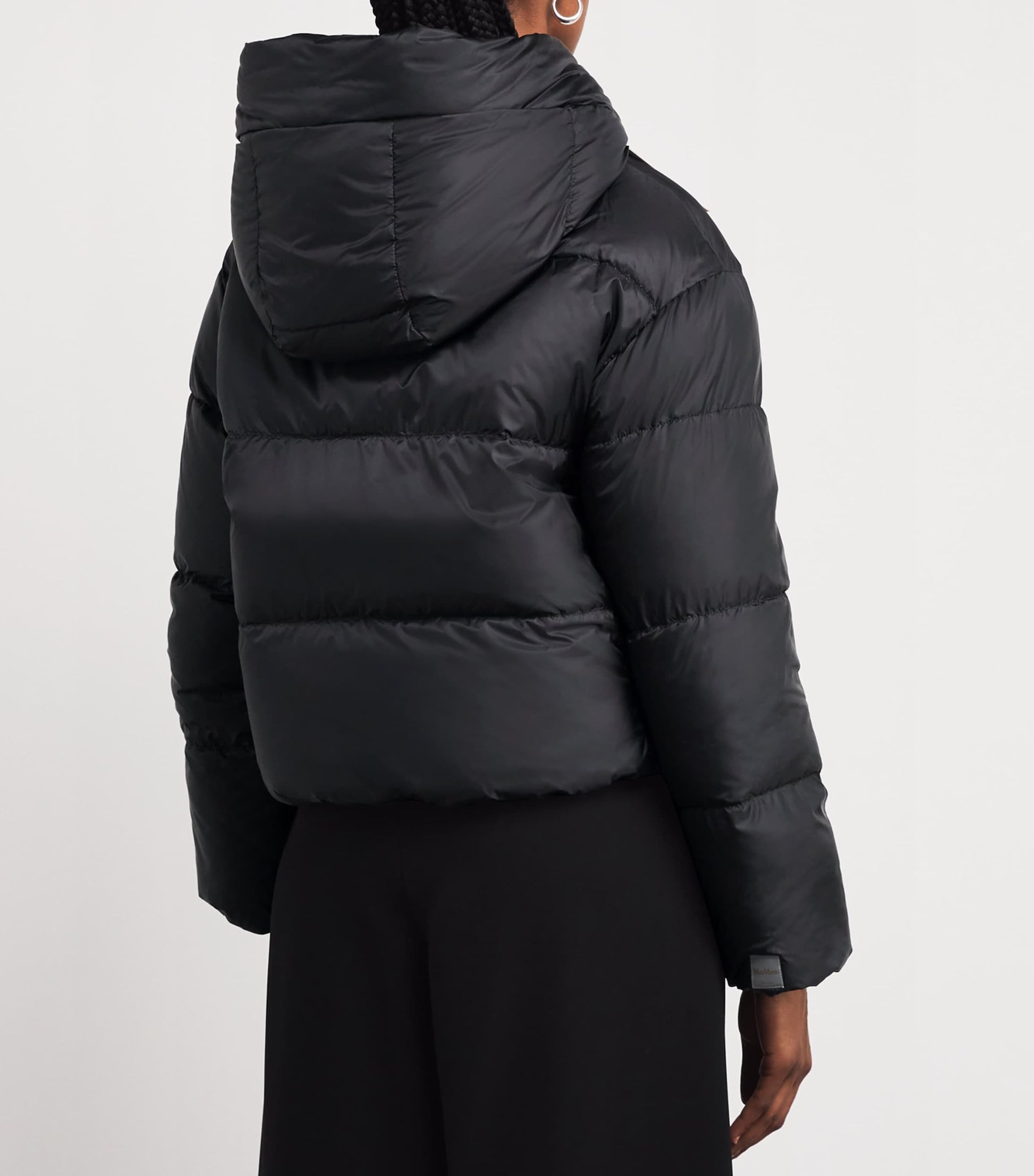 Max Mara Black Reversible Quilted Jacket
