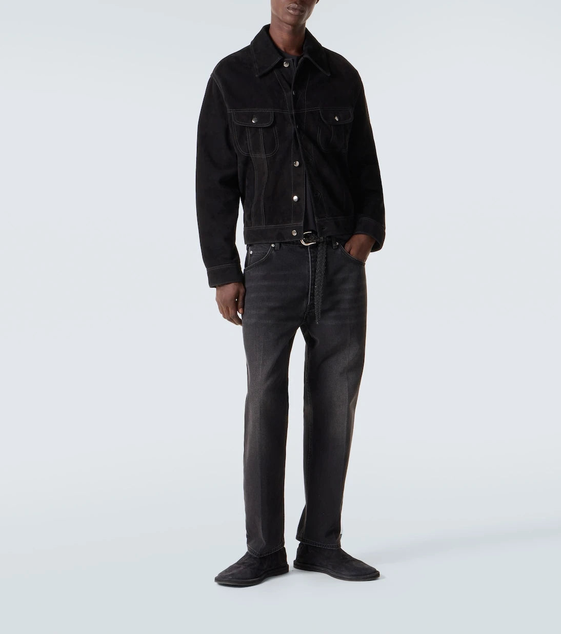 Studio Nicholson - x Aaron Levine Boston suede jacket