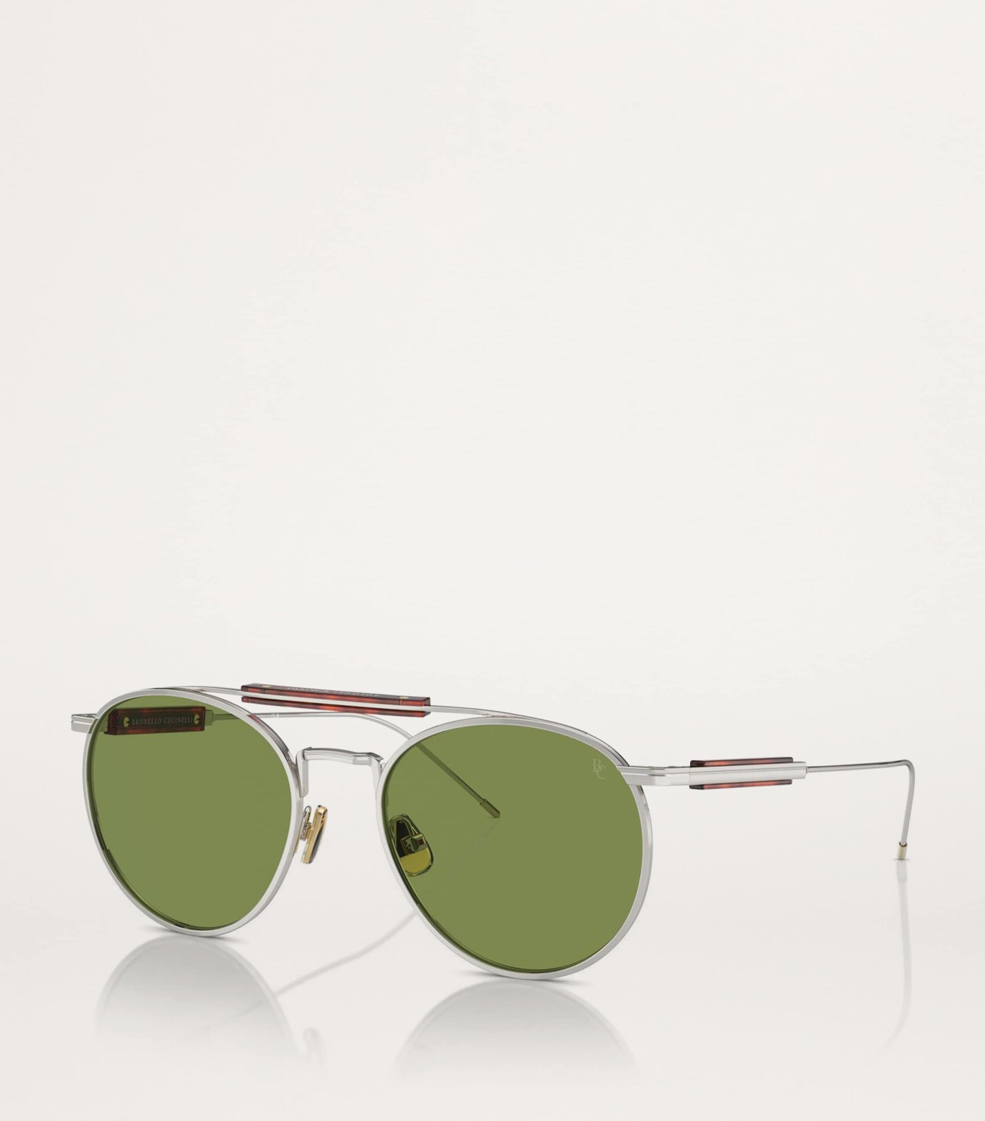 Brunello Cucinelli Silver Acetate BC2004ST Sunglasses