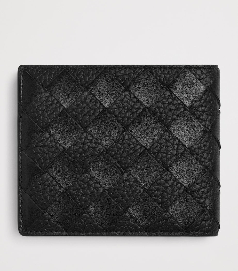Bottega Veneta Leather Intrecciato Bifold Wallet