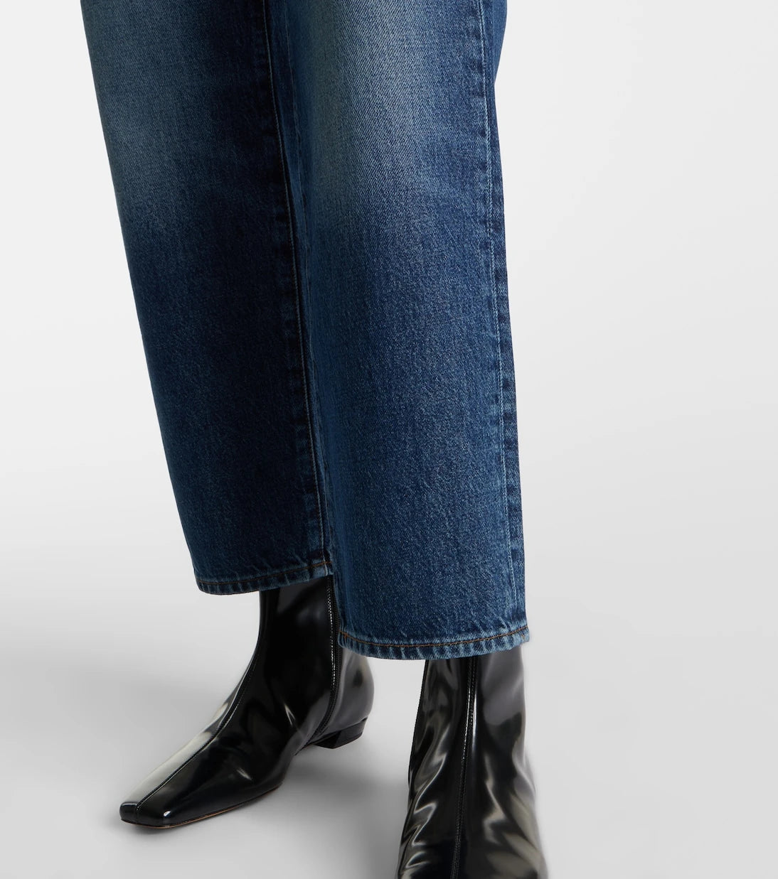 Frame - Hang high-rise straight jeans
