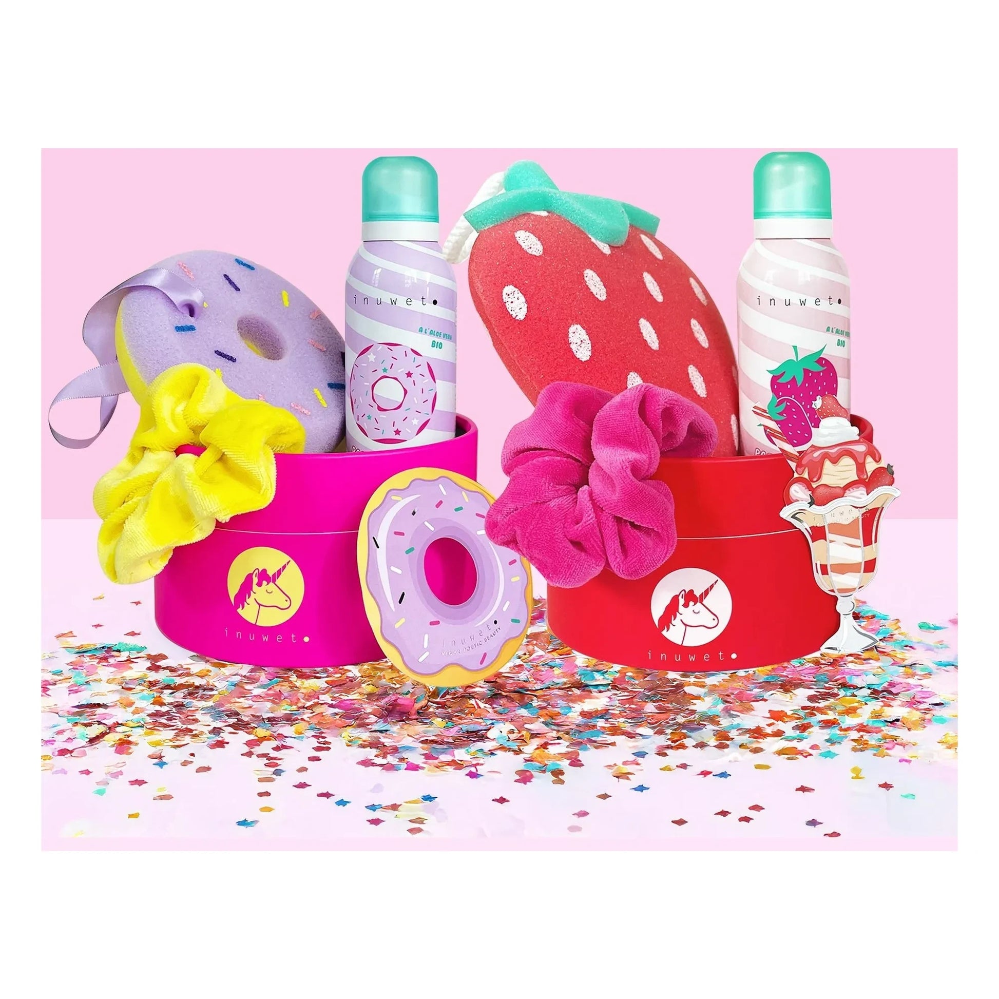 Inuwet - Fun bath box Donuts