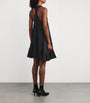 Silk-Blend Lilith Mini Dress BLACK