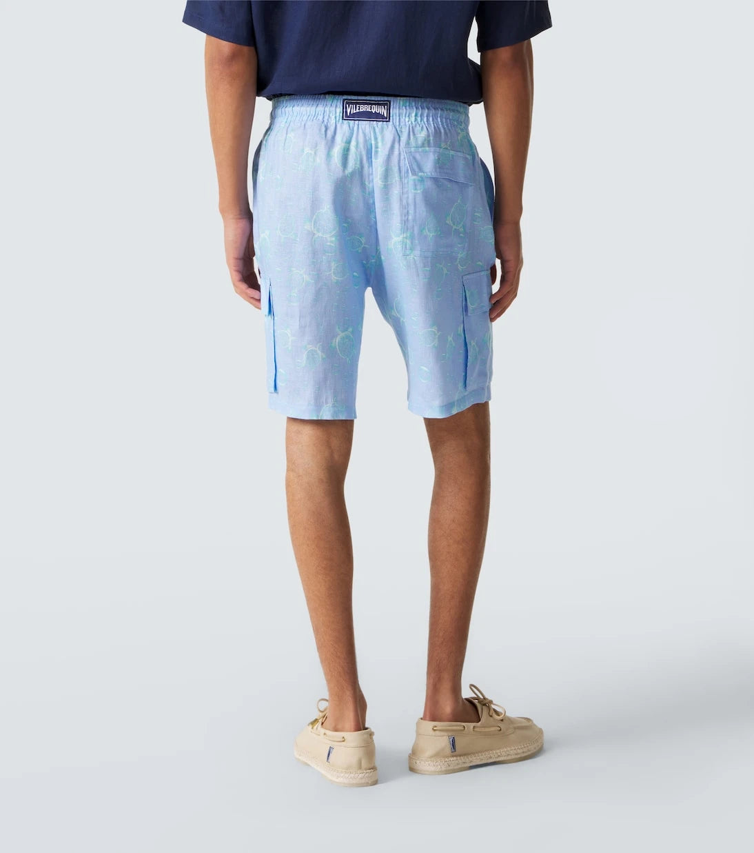 Vilebrequin - Baie linen Bermuda shorts
