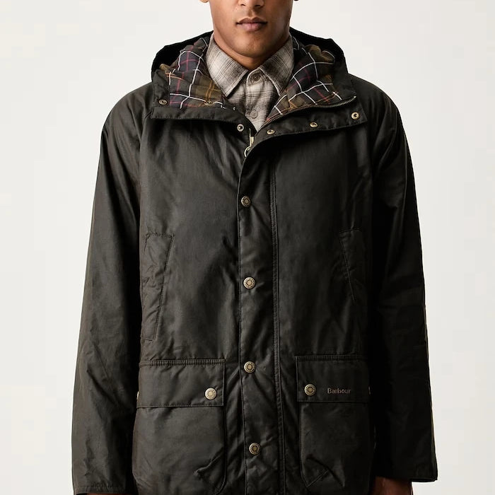 Barbour erkek wax Bedale parka