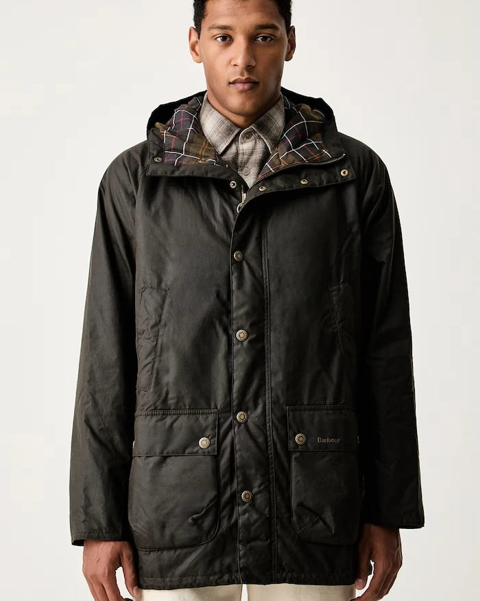 Barbour erkek wax Bedale parka