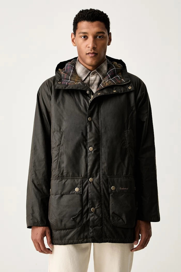 Barbour erkek wax Bedale parka
