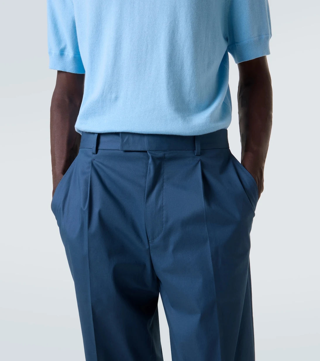 Zegna - Cotton straight pants