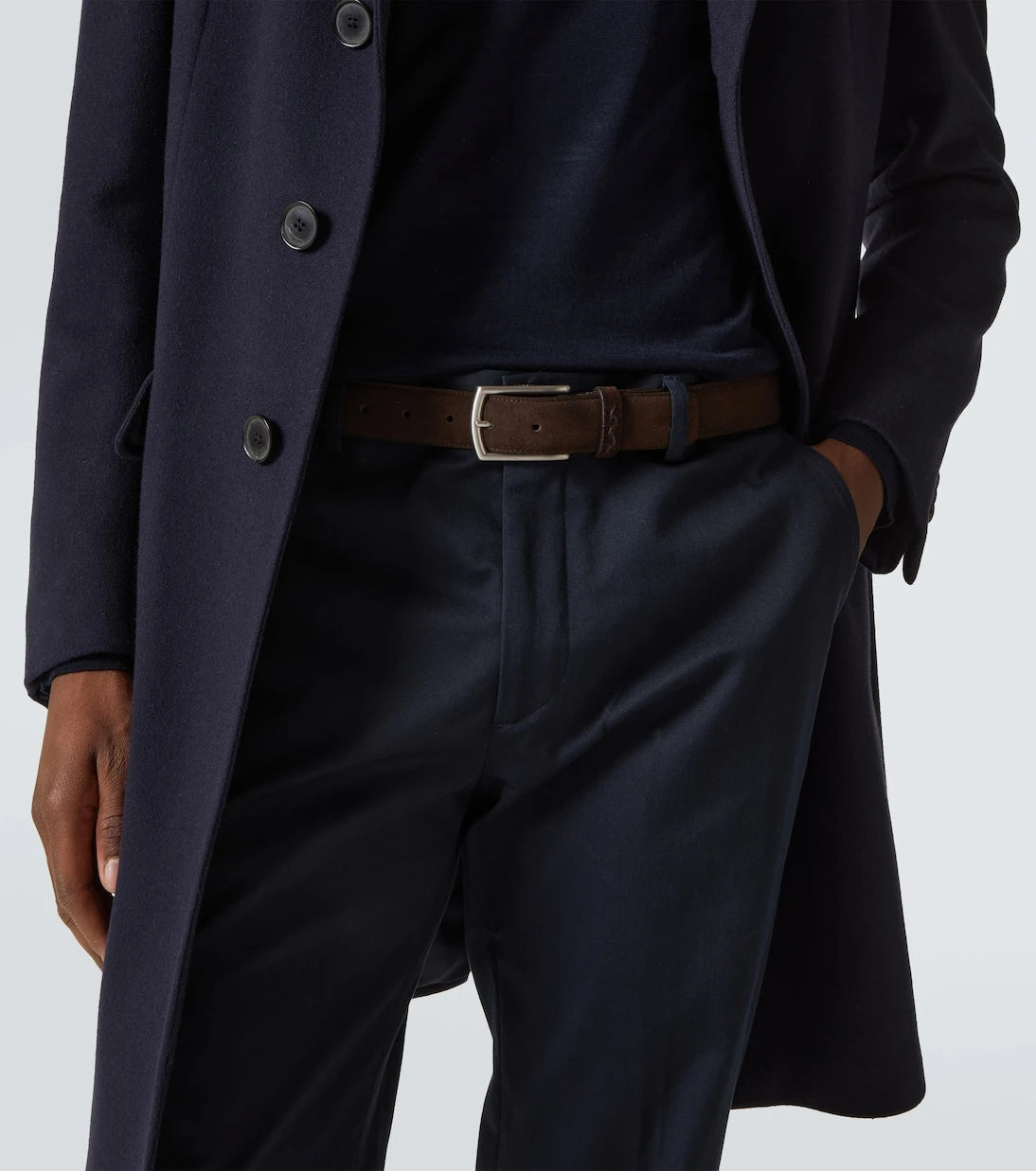 Zegna - Suede belt
