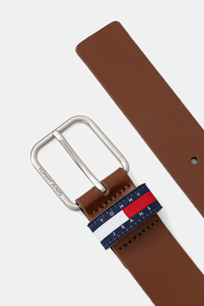 Tommy Jeans erkek deri kemer