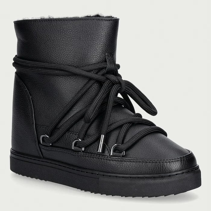 Inuikii Full Leather Wedge Kadın Deri Kar Botu