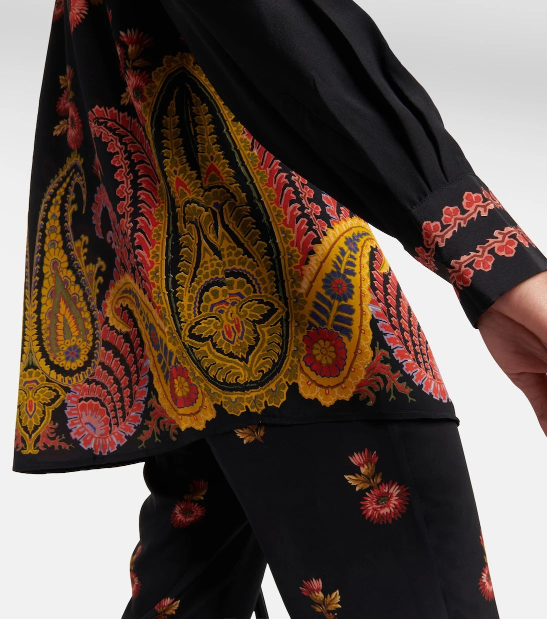 Etro - Paisley silk blouse