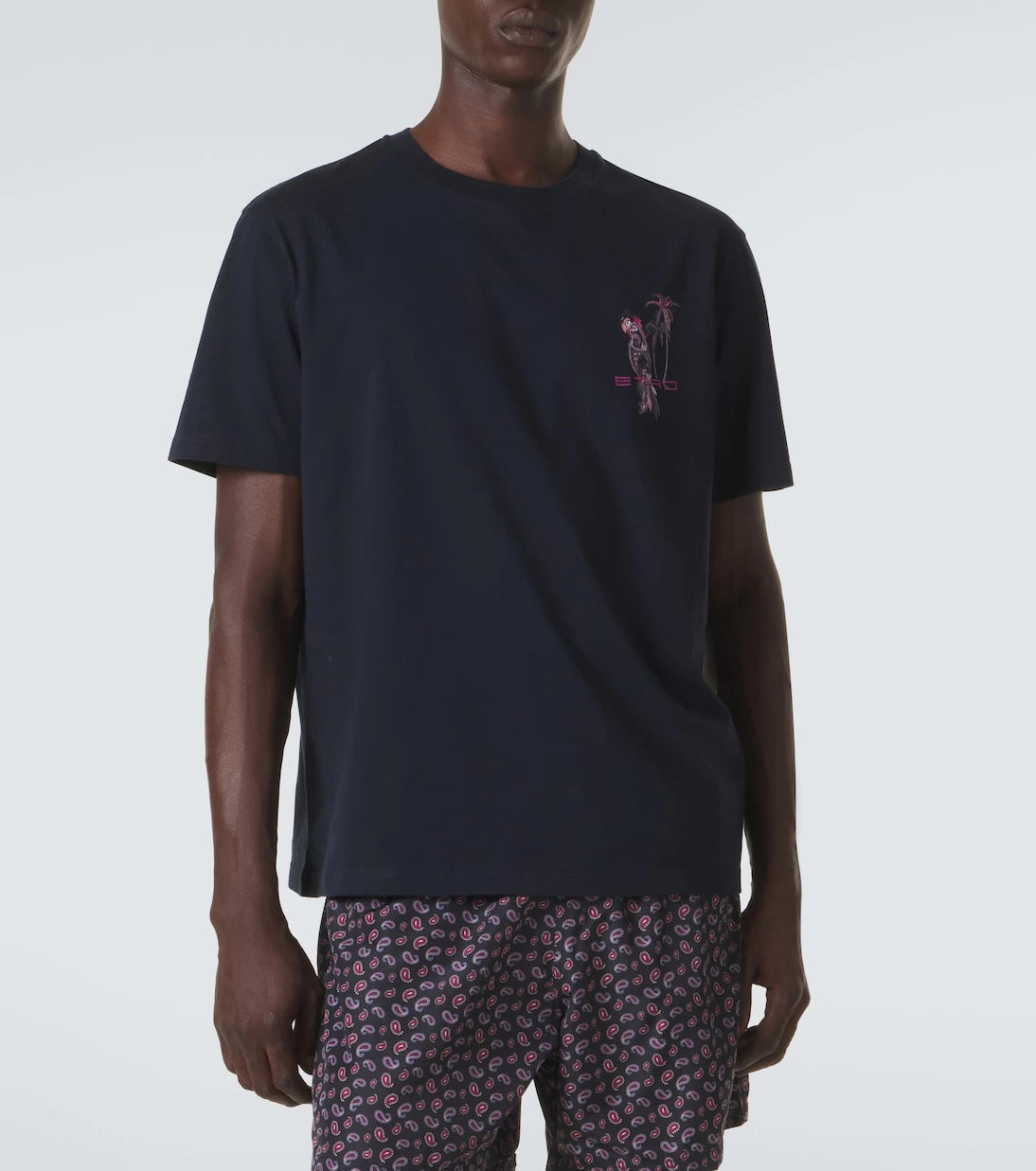 Etro - Printed cotton jersey T-shirt