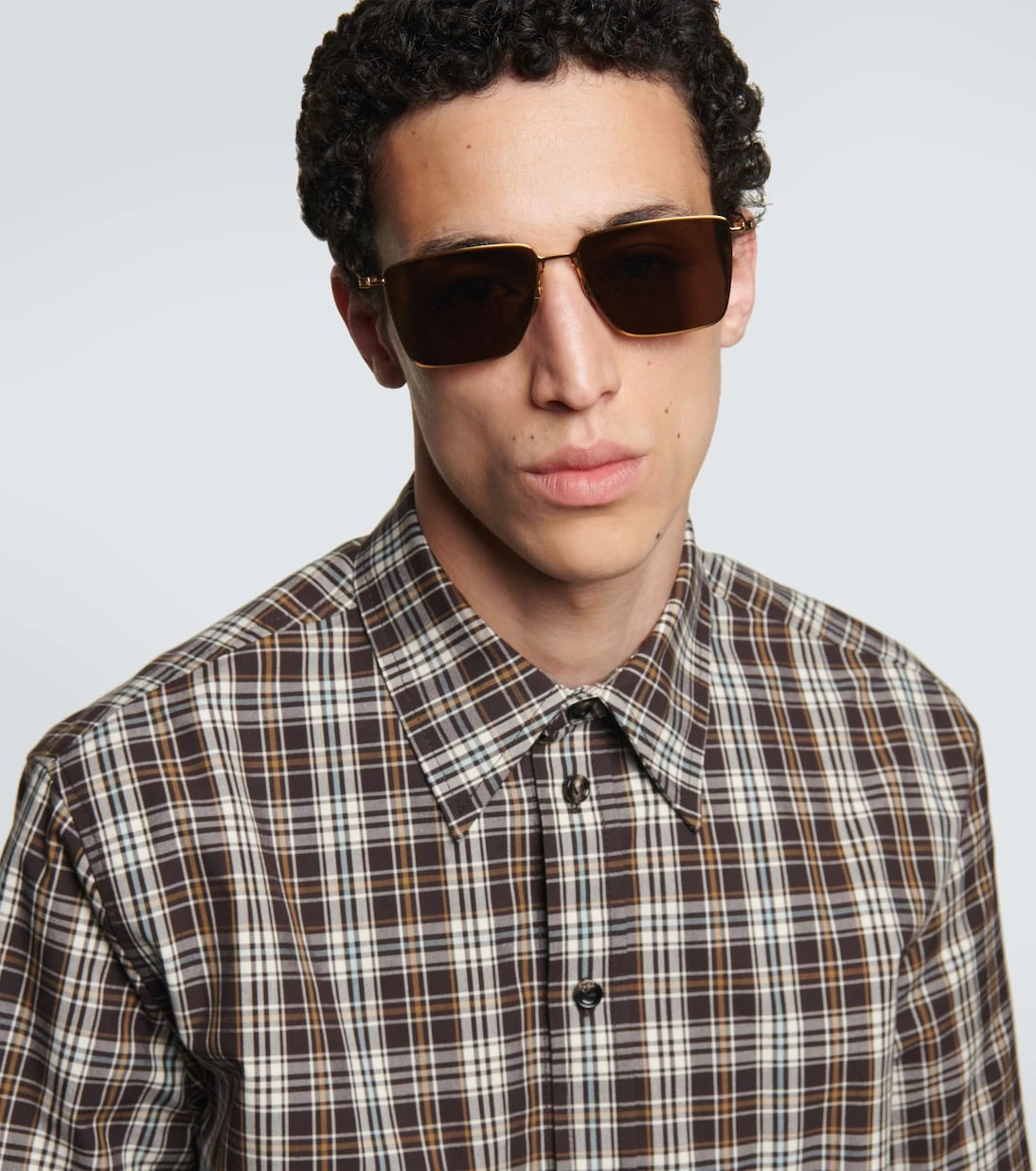 Bottega Veneta - Ultrathin rectangular sunglasses