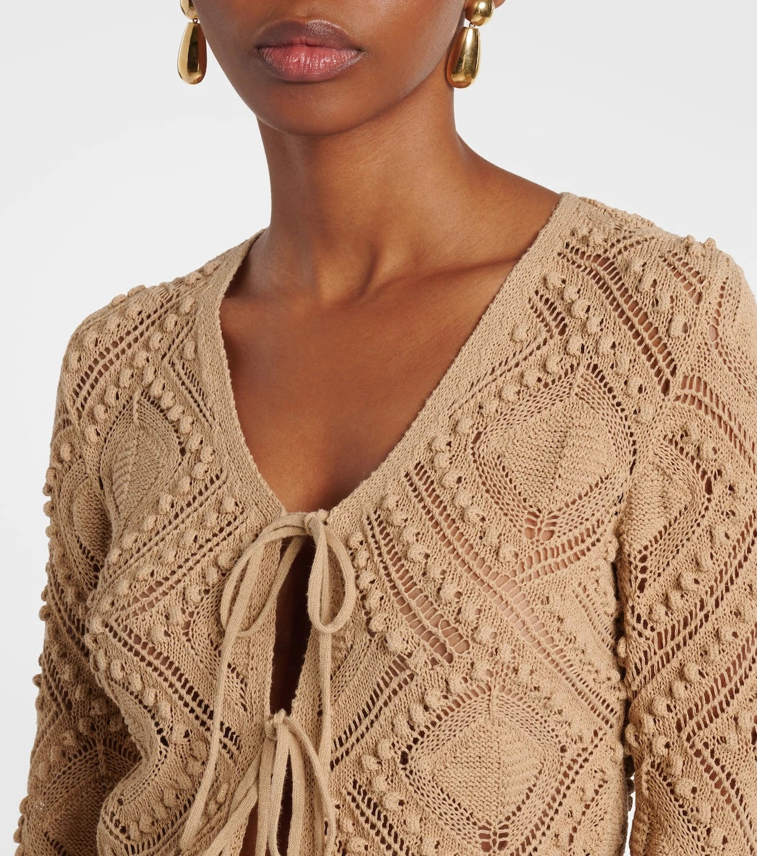 Xu Zhi - Crochet lace cardigan