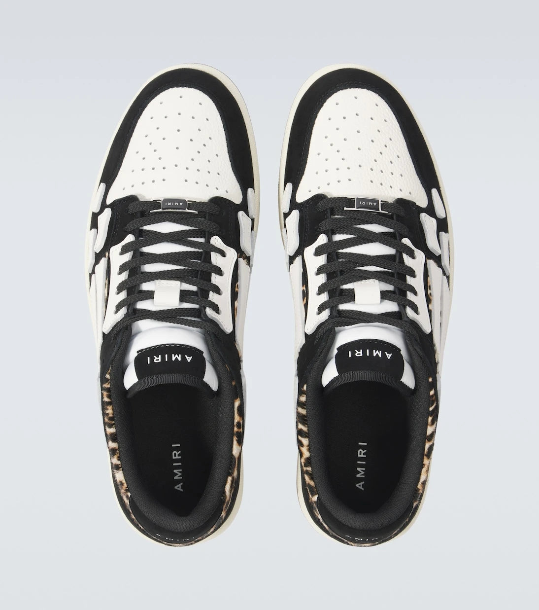 Amiri - Leopard Skel Top Low leather sneakers
