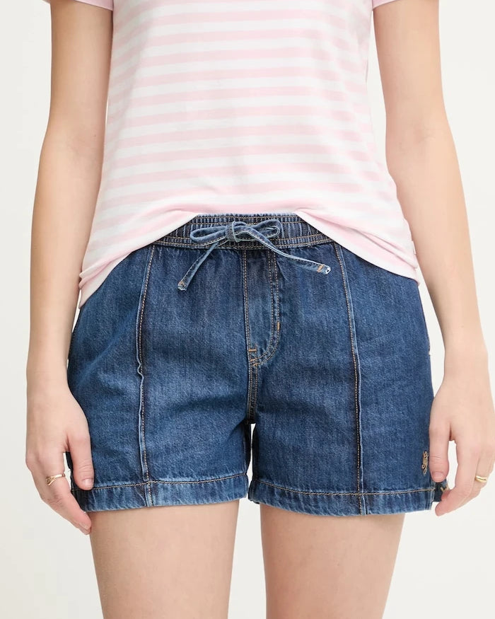 Guess Jeans denim kadın kısa şort