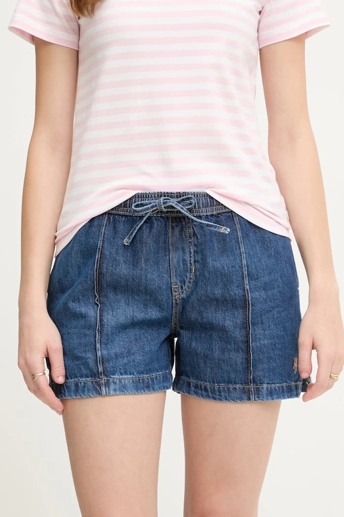 Guess Jeans къс панталон дамски от деним