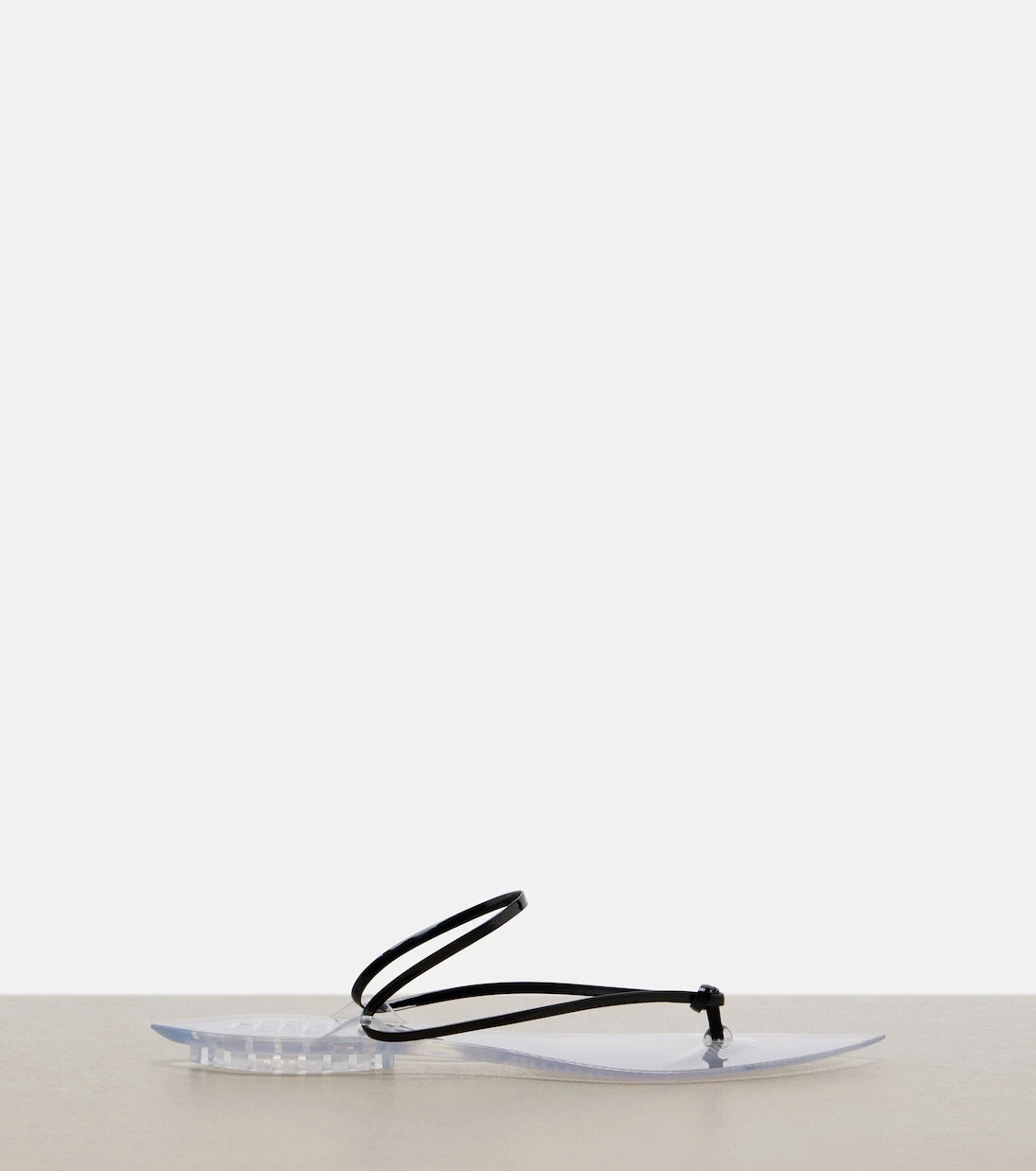 Alaïa - Invisible leather thong sandals