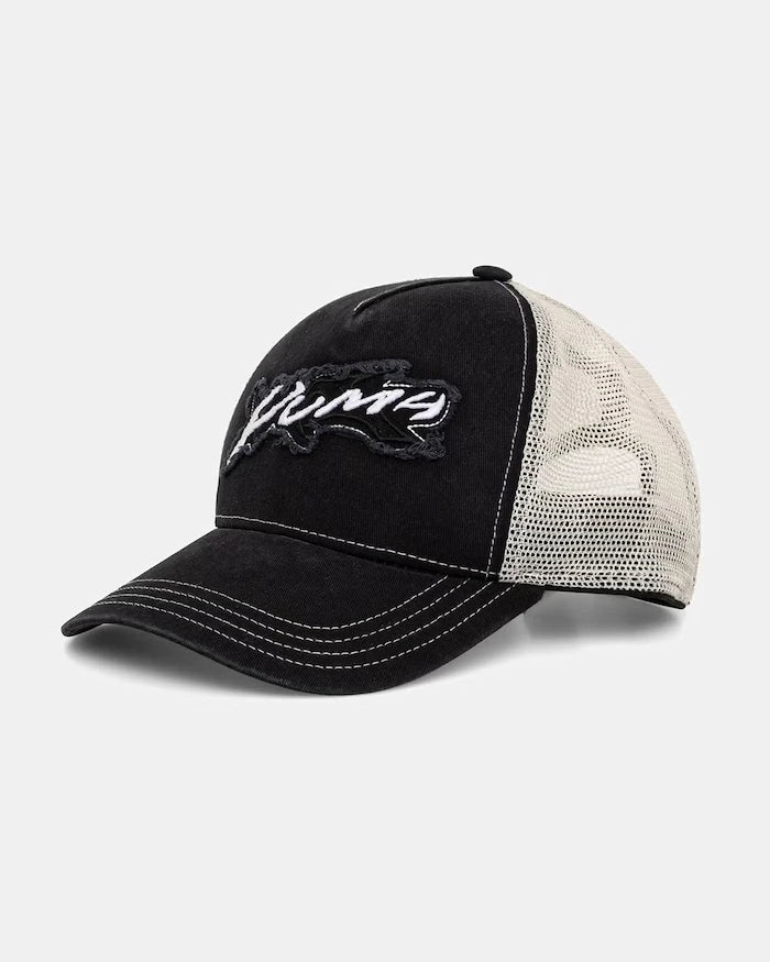 Puma pamuklu trucker şapka Wardrobe Essential