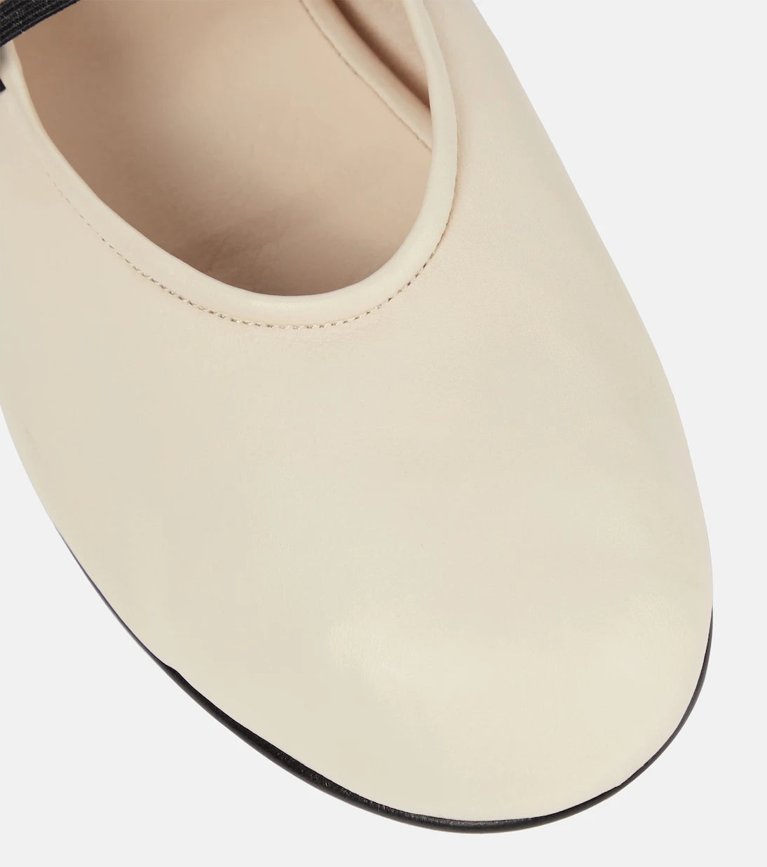 The Row - Elastic leather ballet flats