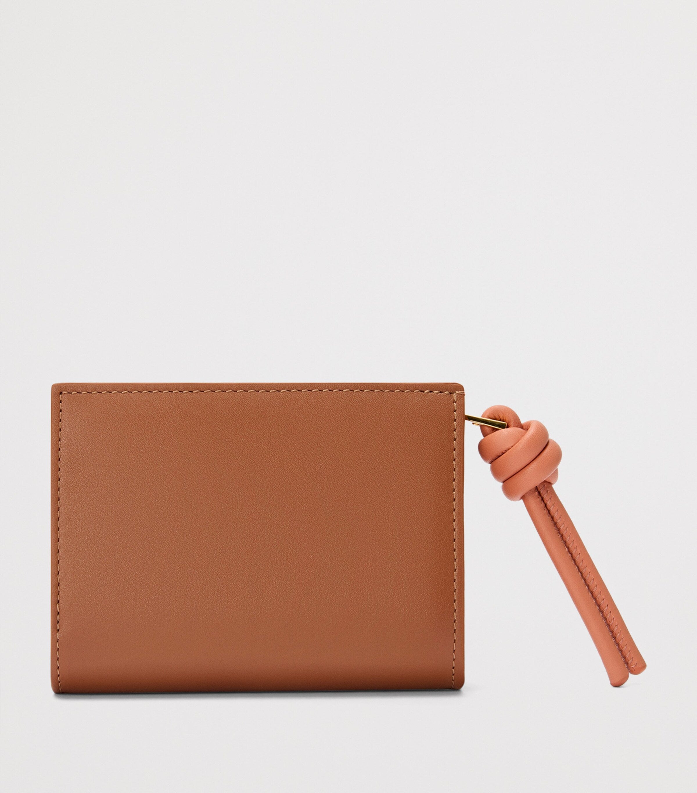 LOEWE Brown Leather Knot Wallet