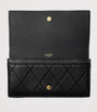 Black Leather Quilted Wallet