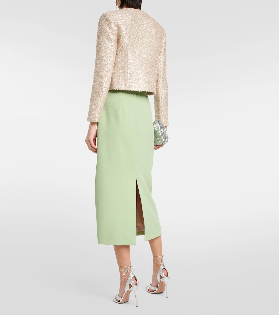 Emilia Wickstead - Pheblia cropped tweed jacket