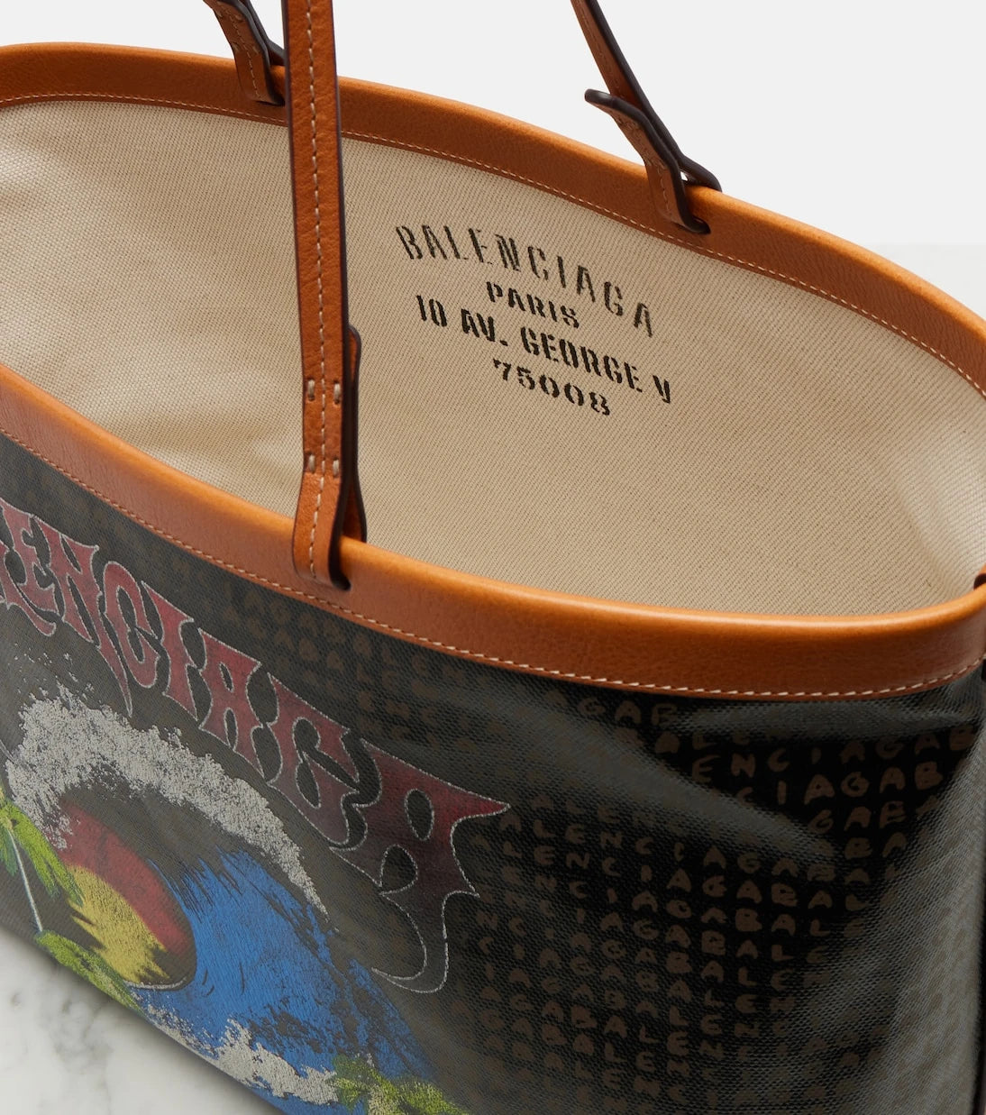 Balenciaga - Snob Medium canvas tote bag